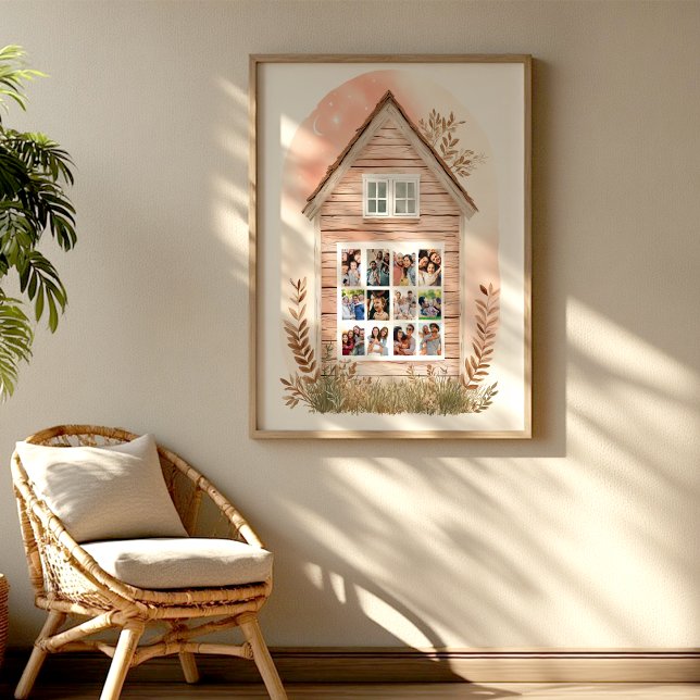 Rustic Cabin Photo Collage Print (Creator Uploaded)