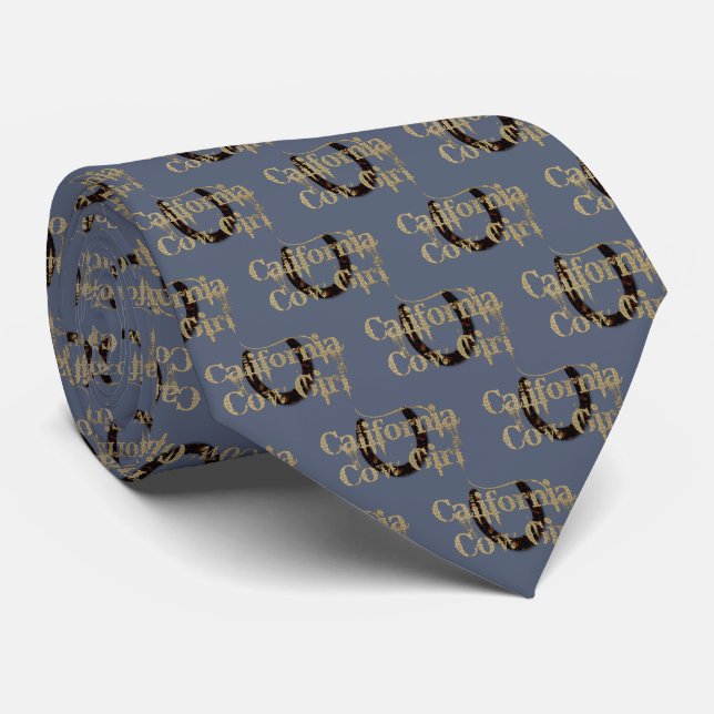 Rustic California Cowgirl Tie (Rolled)