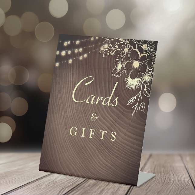 Rustic Cards and Gifts Wedding Sign (Creator Uploaded)