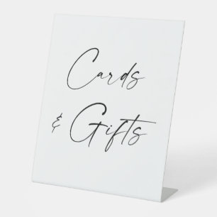 Rustic Cards & Gifts Wedding Tabletop Sign