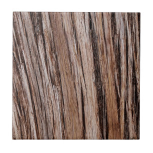 Rustic cedar bark, nature lover   ceramic tile