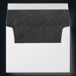Rustic Chalkboard Hand-drawn Chalk Snow Envelopes<br><div class="desc">Chalkboard inside background with hand-drawn chalk snow rustic and trendy envelope.</div>
