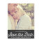 RUSTIC CHALKBOARD | PHOTO SAVE THE DATE POSTCARD