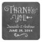 Rustic Chalkboard Thank You Monogram