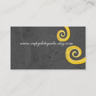 Rustic chalkboard Vintage Business Card