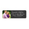 Rustic Chalkboard Wedding Photo Return Address