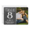 Rustic Chalkboard Wedding Photo Table Number Card