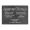 Rustic Chalkboard Wedding Signature Cocktails Sign