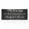 Rustic Chalkboard Wedding Welcome Sign Custom