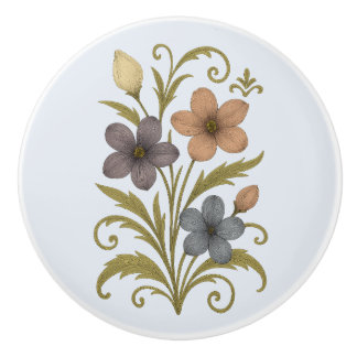 Rustic Charm Ceramic Handle Knob