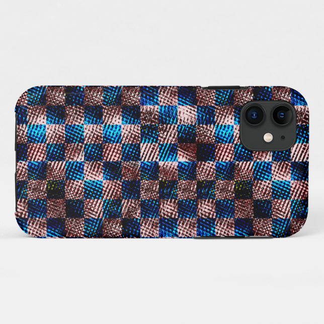 Rustic chess in the form of crossed scratches Case-Mate iPhone case (Back (Horizontal))