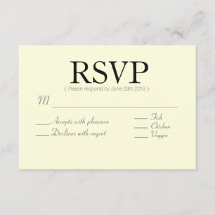Rustic Chic Arrow Custom RSVP Card