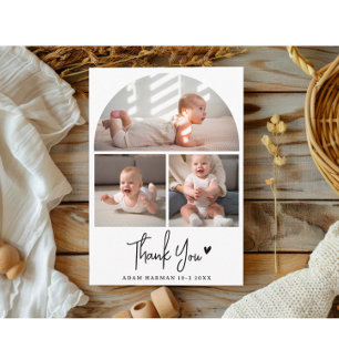 Rustic Chic Baby Shower Thank You Photo