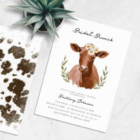 Rustic Chic Cow Print Farmhouse Bridal Shower