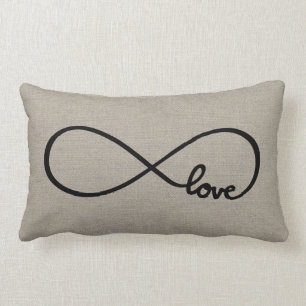 Rustic Chic Love Lumbar Cushion