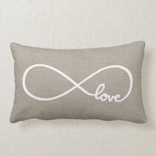 Rustic Chic Love Lumbar Cushion