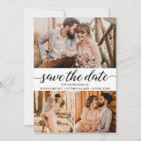 Rustic Chic Photo Grid Wedding