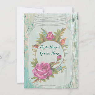 Rustic chic WEDDING invitation