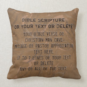Rustic Christian Decor, Pastor Appreciation Gifts Cushion