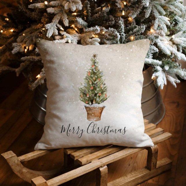 Rustic Christmas Cushion (Creator Uploaded)