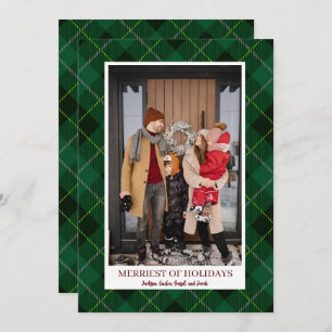 Rustic Christmas Farmhouse Flannel Holiday Phtoto