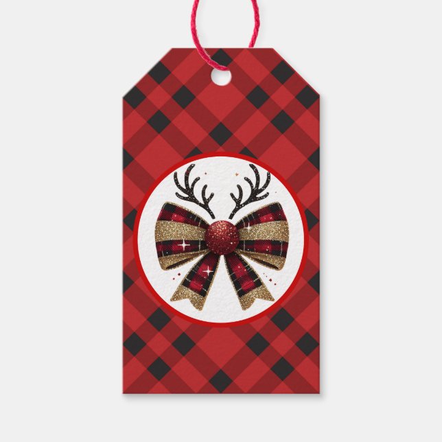 Rustic Christmas Gift Tags (Front)