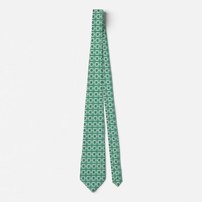 Rustic Christmas Home Décor Collection Tie (Front)