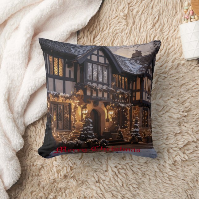 Rustic Christmas Magic Cushion (Blanket)