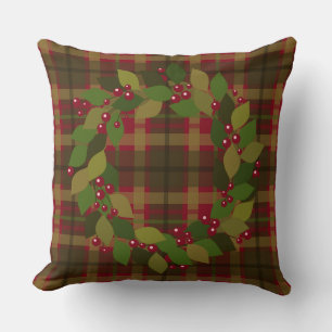 Rustic Christmas   Mix and Match Wreath Cushion