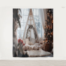Rustic Christmas Photo Backdrop