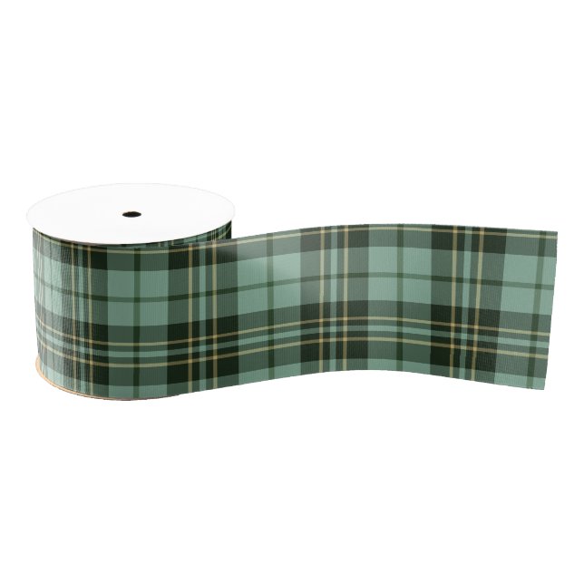 Rustic Christmas plaid tartan pattern Grosgrain Ribbon (Spool)
