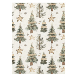 Rustic Christmas Tablecloth