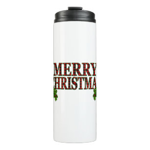 Rustic Christmas Thermal Tumbler