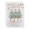 Rustic Christmas Trees Holiday Card