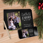 Rustic Christmas Verse Typography Holiday Photo<br><div class="desc">Rustic Christian Christmas Verse Typography Holiday Photo Christmas Card. We've added Luke 2:11 onto the holiday chalkboard style background of this card in a festive typography, with space for your photo and message! Easy to customise with text, fonts, and colours. Created by Zazzle pro designer BK Thompson © exclusively for...</div>