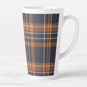 Rustic Christmas/winter plaid Latte Mug