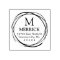 Rustic Circle Monogram Return Address Rubber Stamp