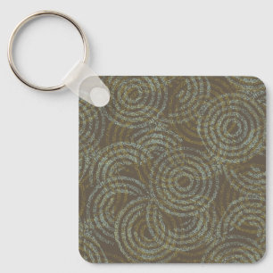 Rustic Circle Song Key Ring