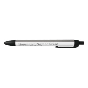 Rustic Clay Effect, Company/Event Black Ink Pen