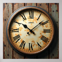 Rustic Clock Face