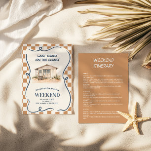 Rustic Coastal Retreat Bachelorette Invitation