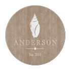 Rustic Coastal Seashell Silhouette | Custom