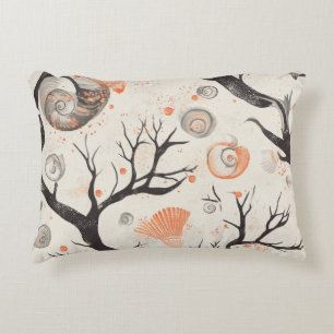 Rustic Coastal - Seashells, Starfish, Reef (17) Decorative Cushion