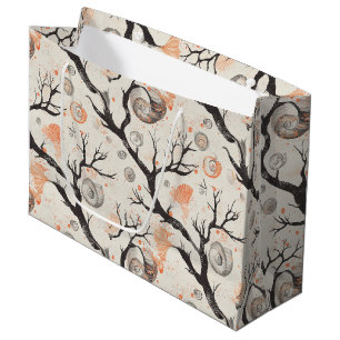 Rustic Coastal - Seashells, Starfish, Reef (17) Large Gift Bag