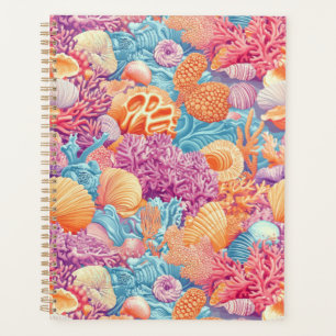 Rustic Coastal - Seashells, Starfish, Reef (20) Planner