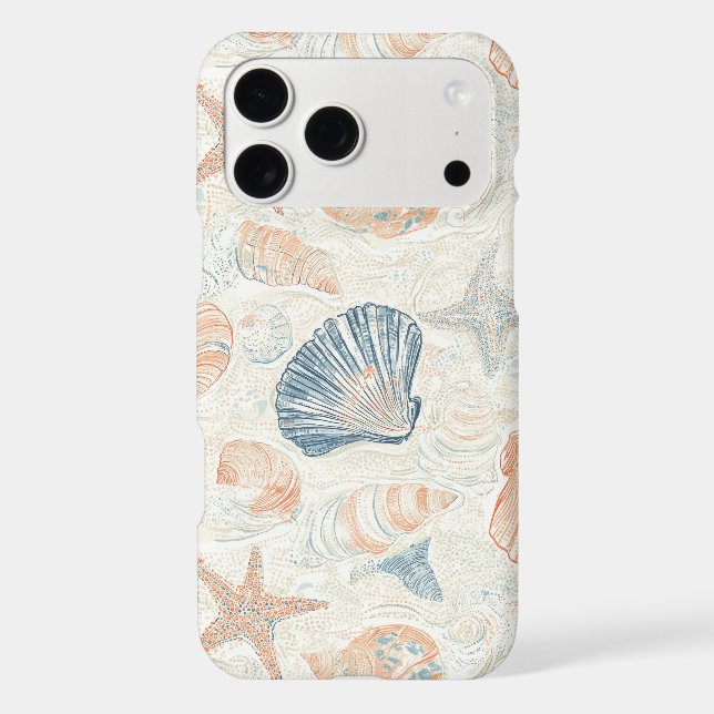 Rustic Coastal - Seashells, Starfish, Reef (25) (Back)
