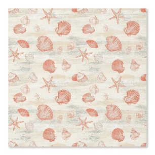 Rustic Coastal - Seashells, Starfish, Reef (29) Wallpaper