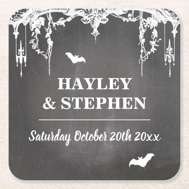 Rustic Coasters Place Matts Wedding Gothic Frame (Front)