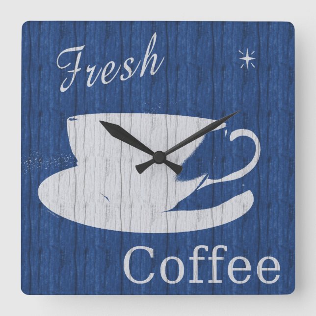 Rustic Coffee Clock (Front)