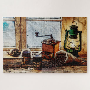 Rustic Coffee Nook Jigsaw Puzzle